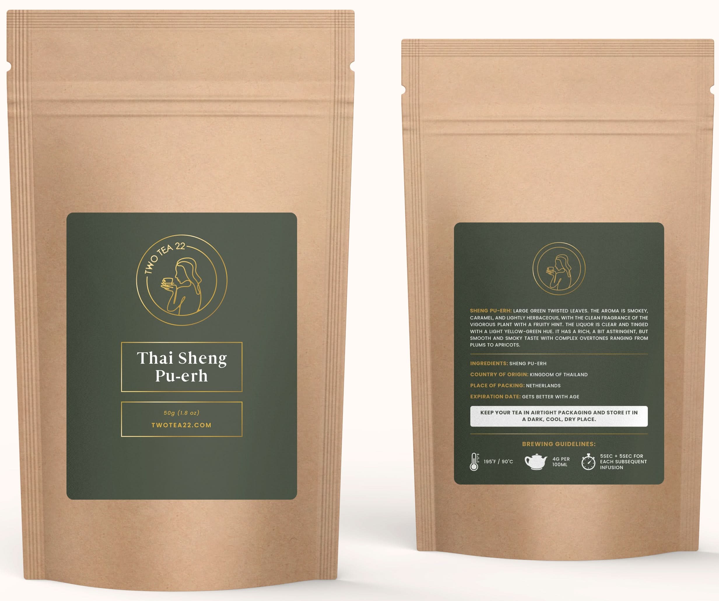 Thai Sheng Pu-erh Tea (50g Loose Leaf)