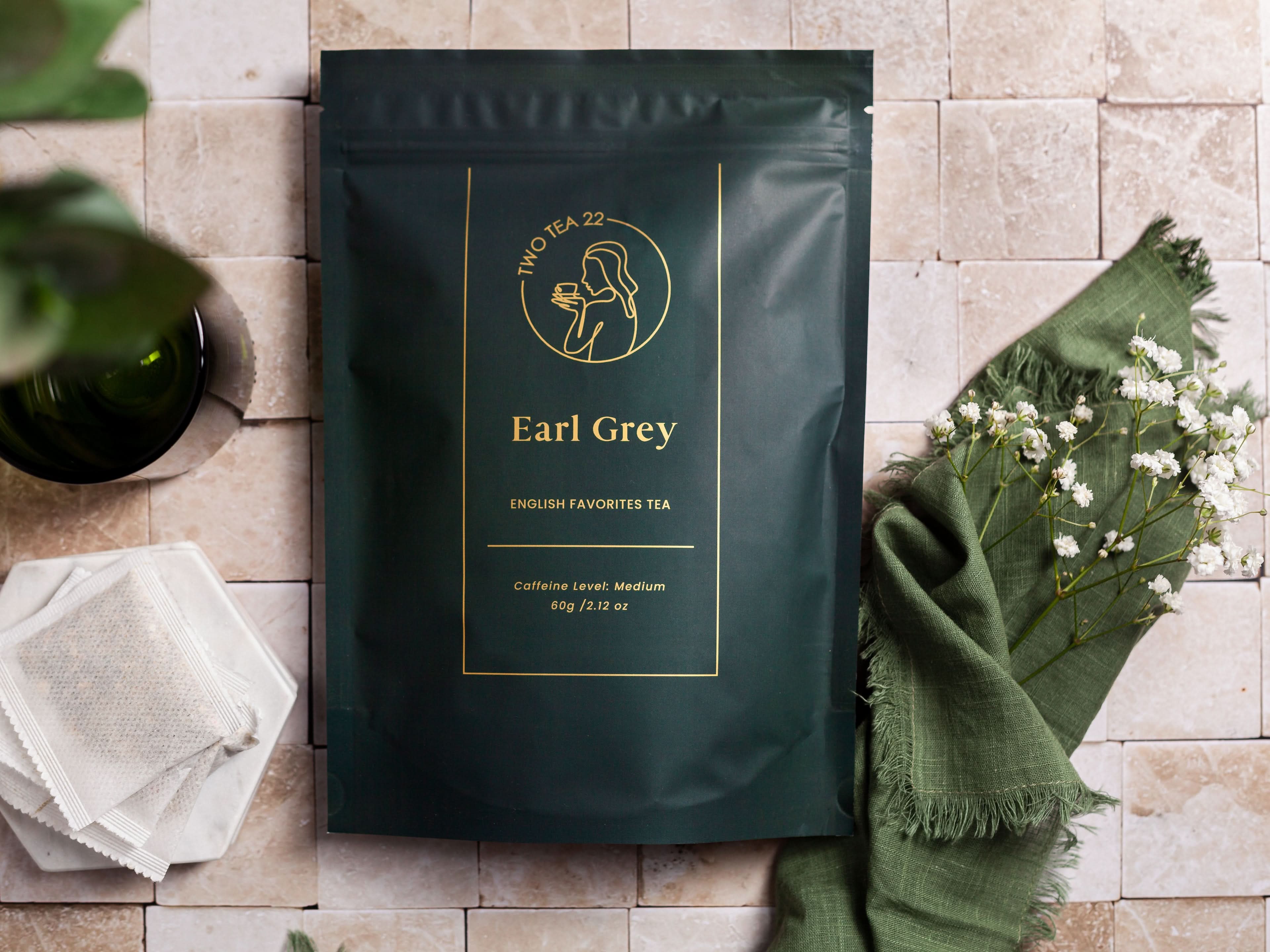 Earl Grey English Favorites Black Tea (30 Tea Bags)