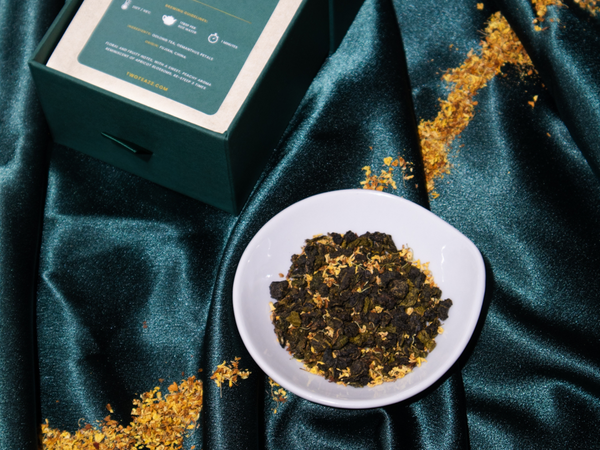 茶 Osmanthus Oolong Tea 50g Golden Osmanthus Oolong Tea (50g Loose Leaf) – TwoTea22.com