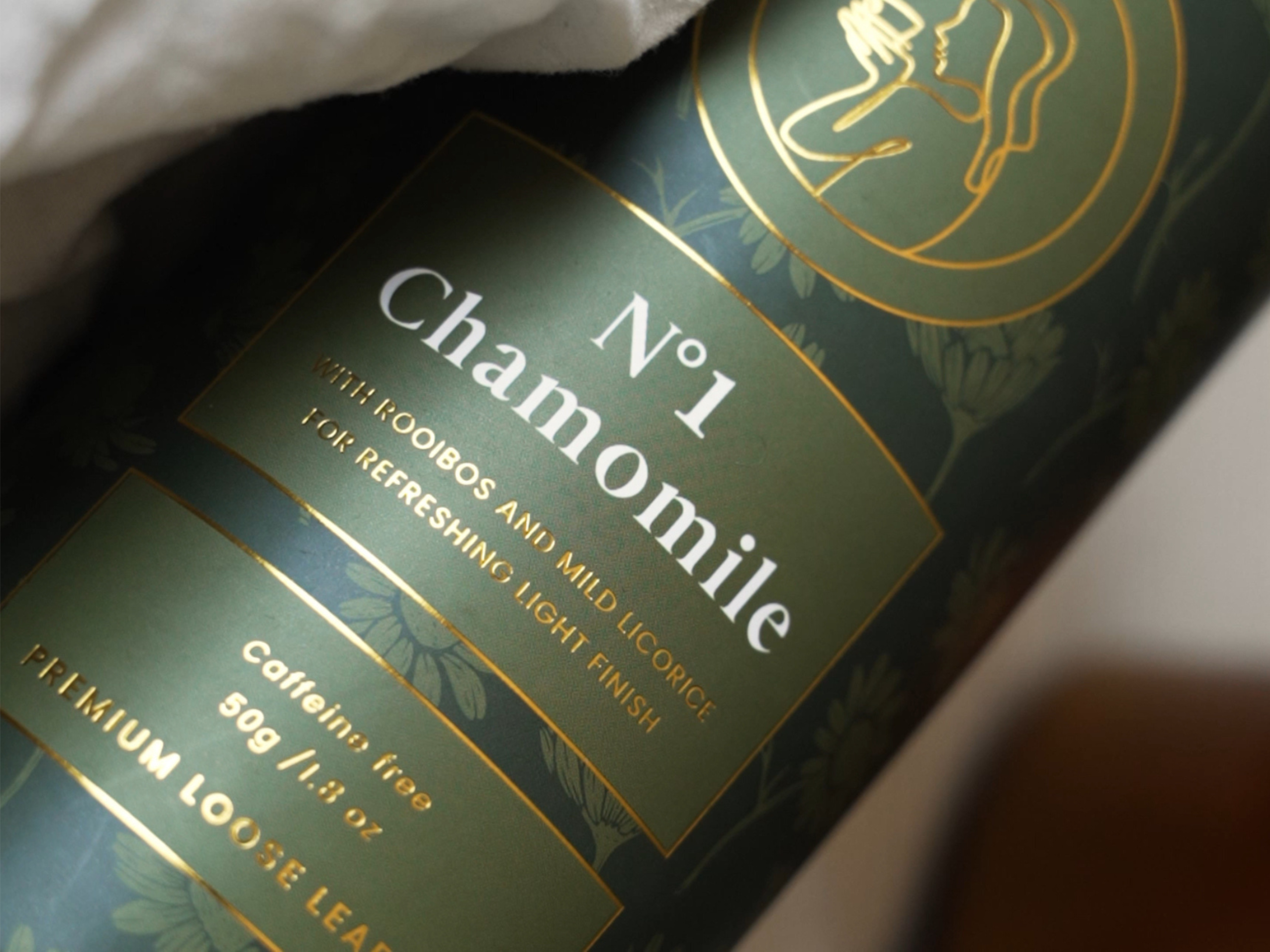 N°1 Chamomile Caffeine-Free Herbal Tea (50g Loose Leaf)
