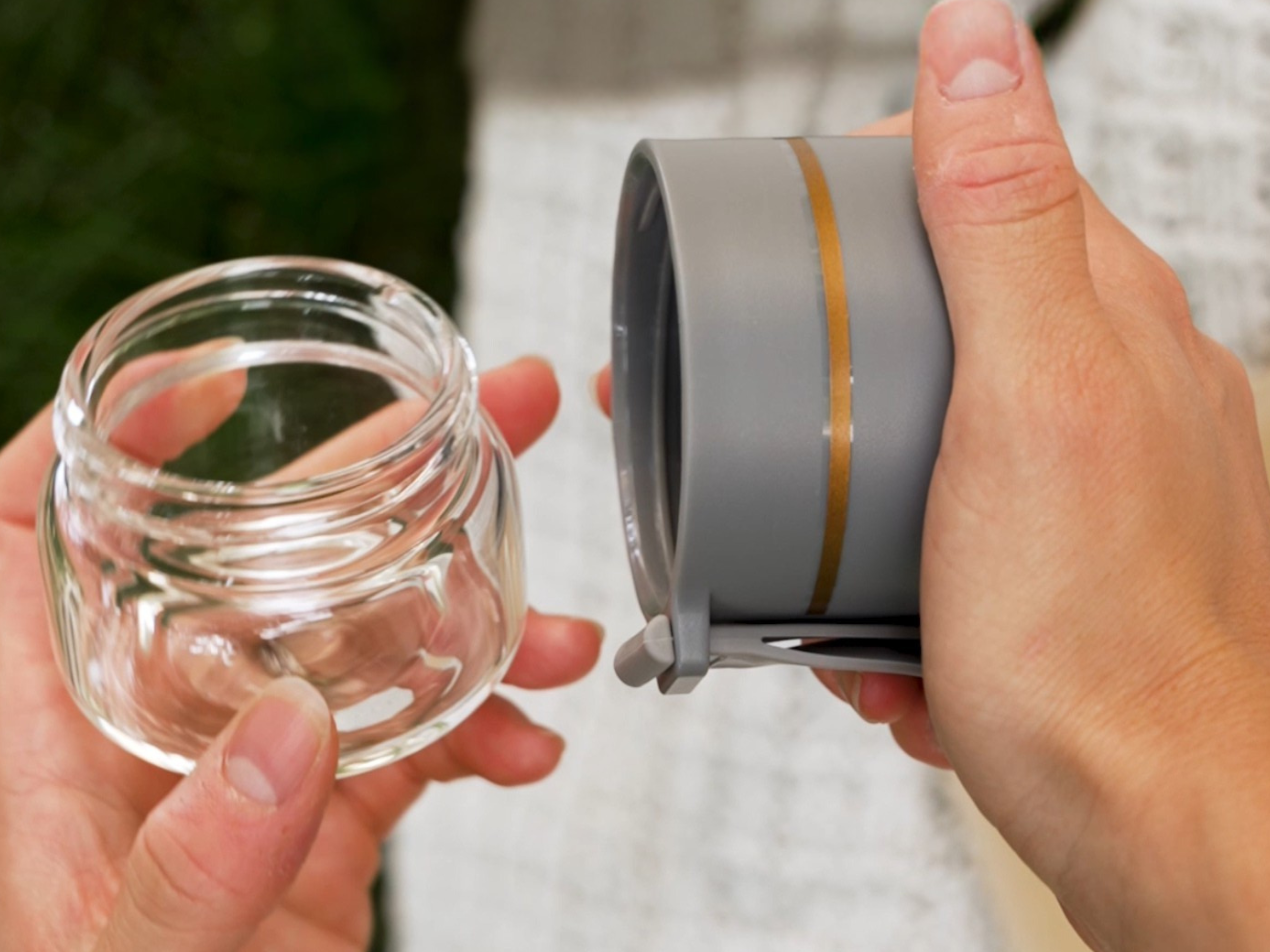 Glass Tea Tumbler Double-Wall Tea Infuser Bottle (Travel Mug | Hot & Cold Use)
